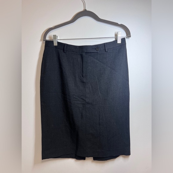 Theory Wool Blend Pencil Skirt Women’s 10 Business - Picture 4 of 11